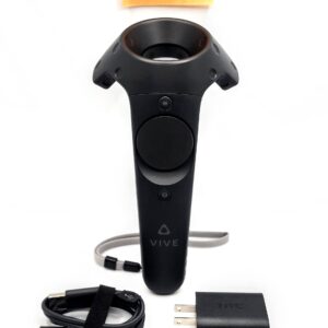 HTC Vive VR Controllers with Power Supplies & Cables